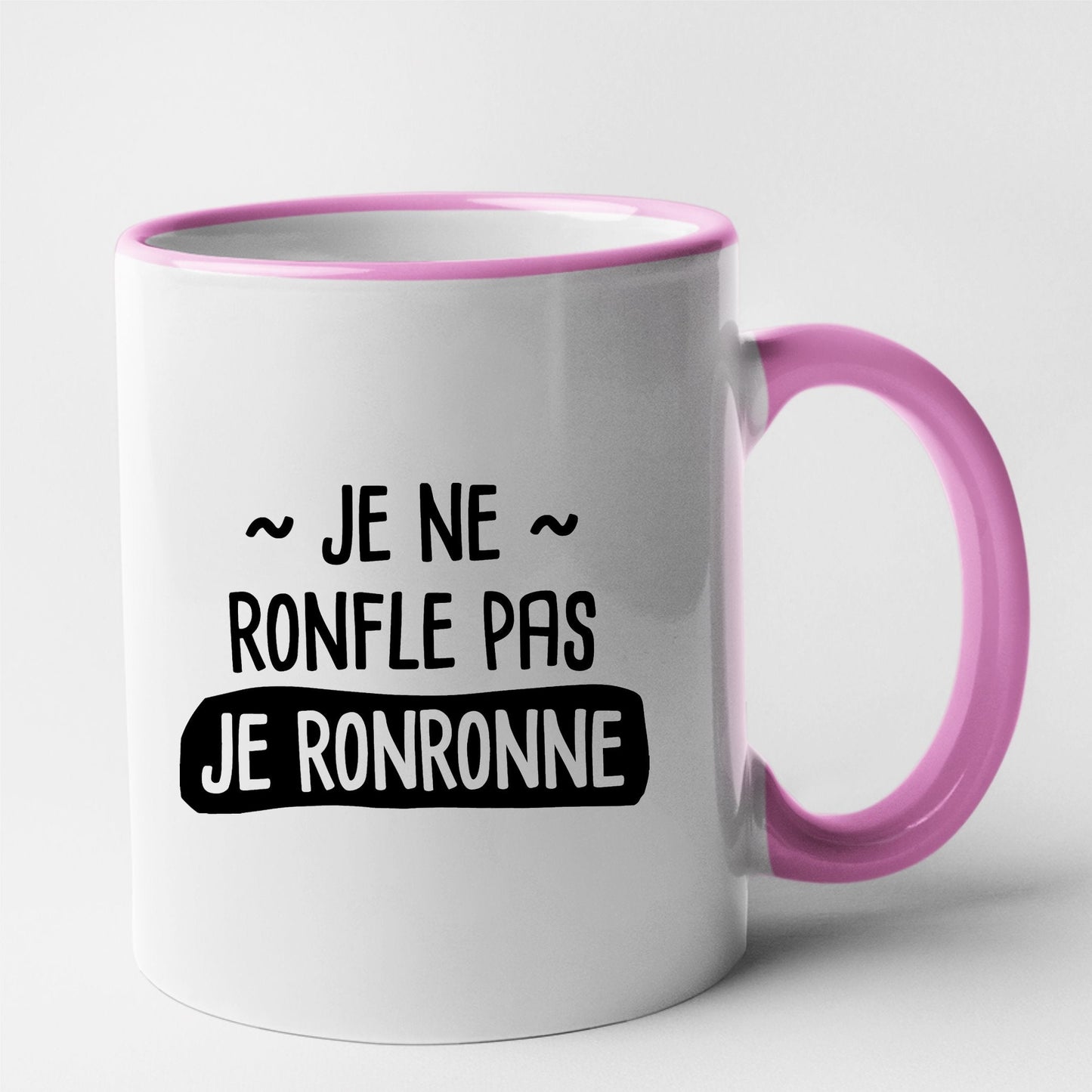 Mug Je ne ronfle pas je ronronne