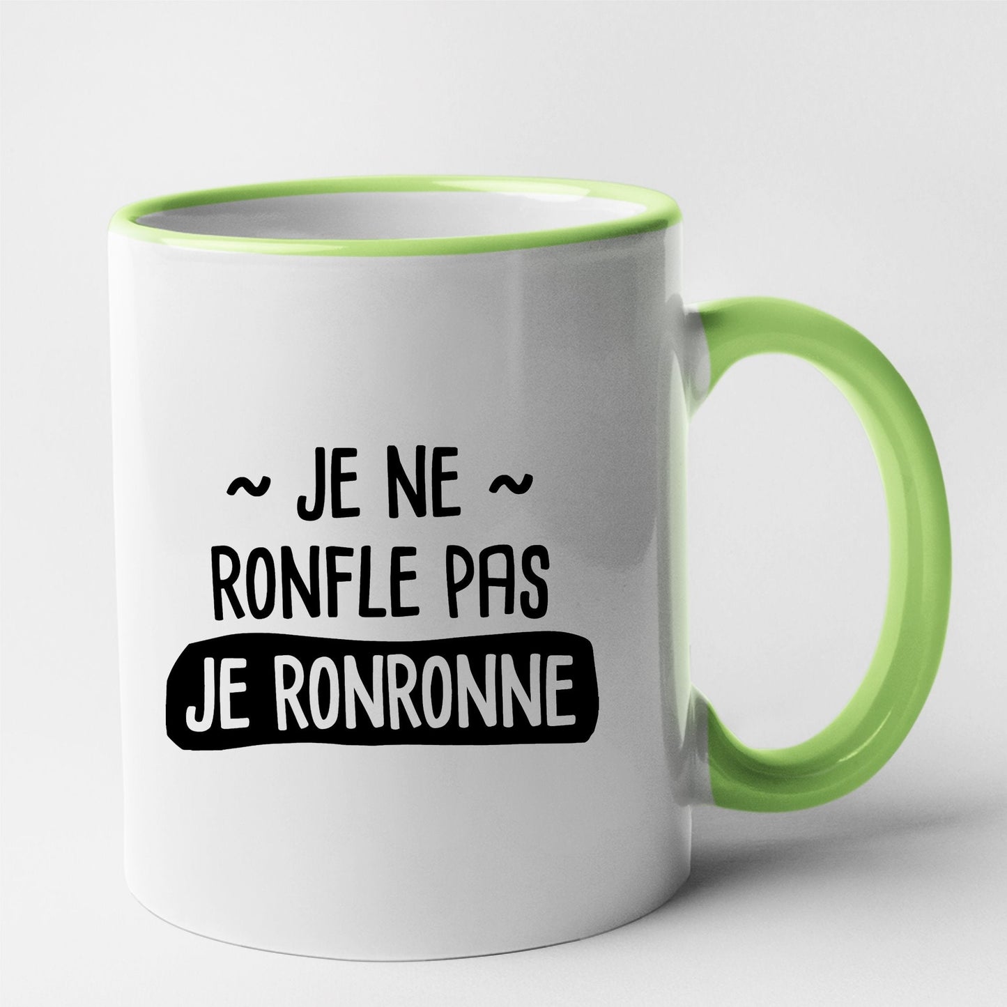 Mug Je ne ronfle pas je ronronne