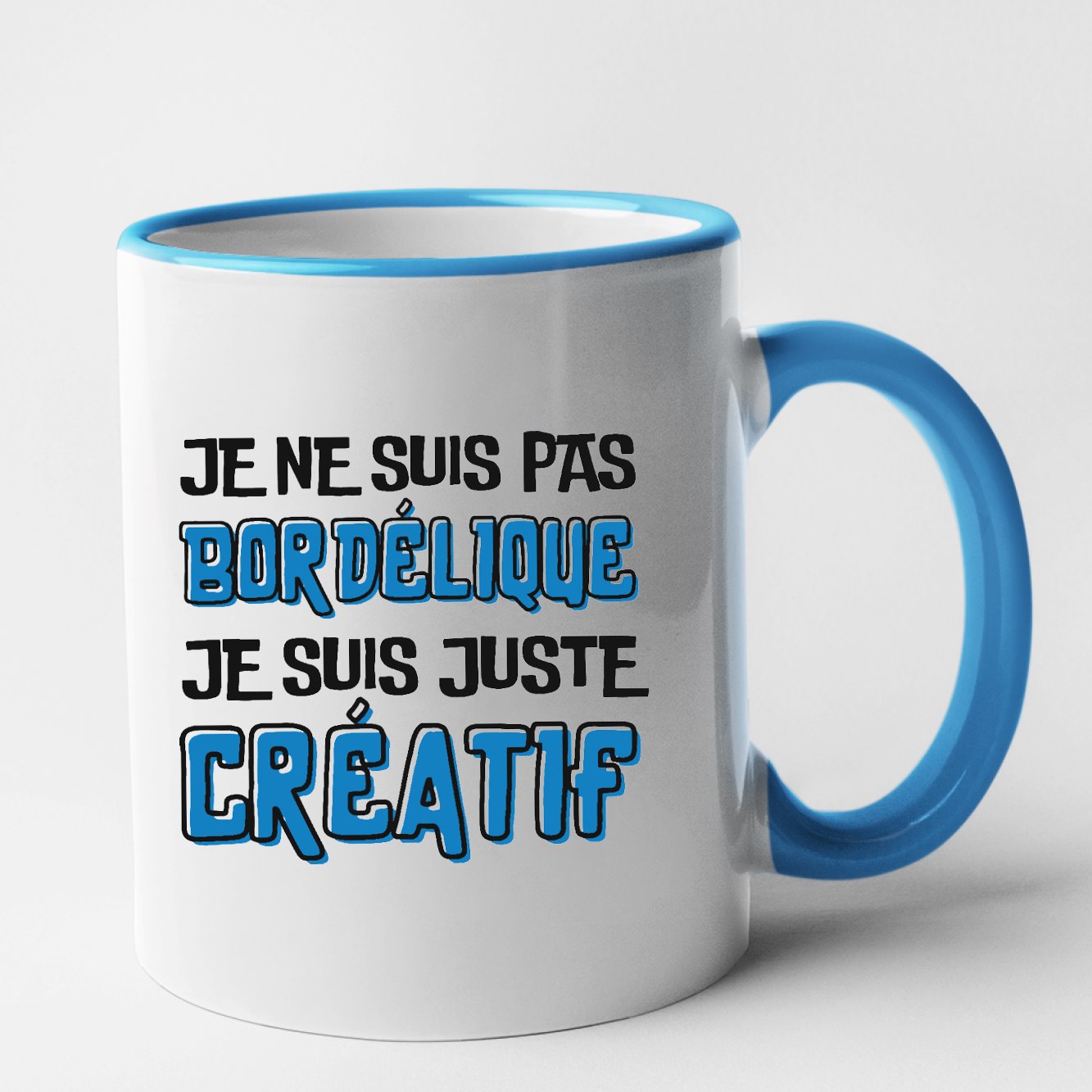 Mug Je ne suis pas bordélique je suis créatif