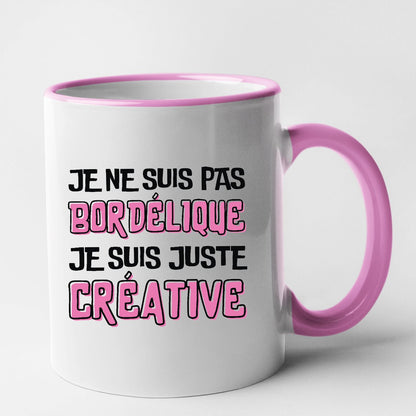 Mug Je ne suis pas bordélique je suis créative