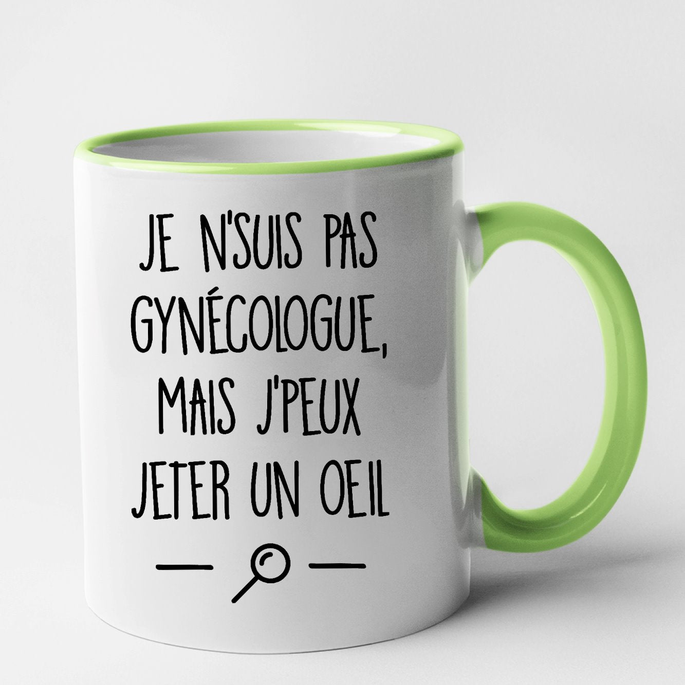 Mug Je ne suis pas gynécologue