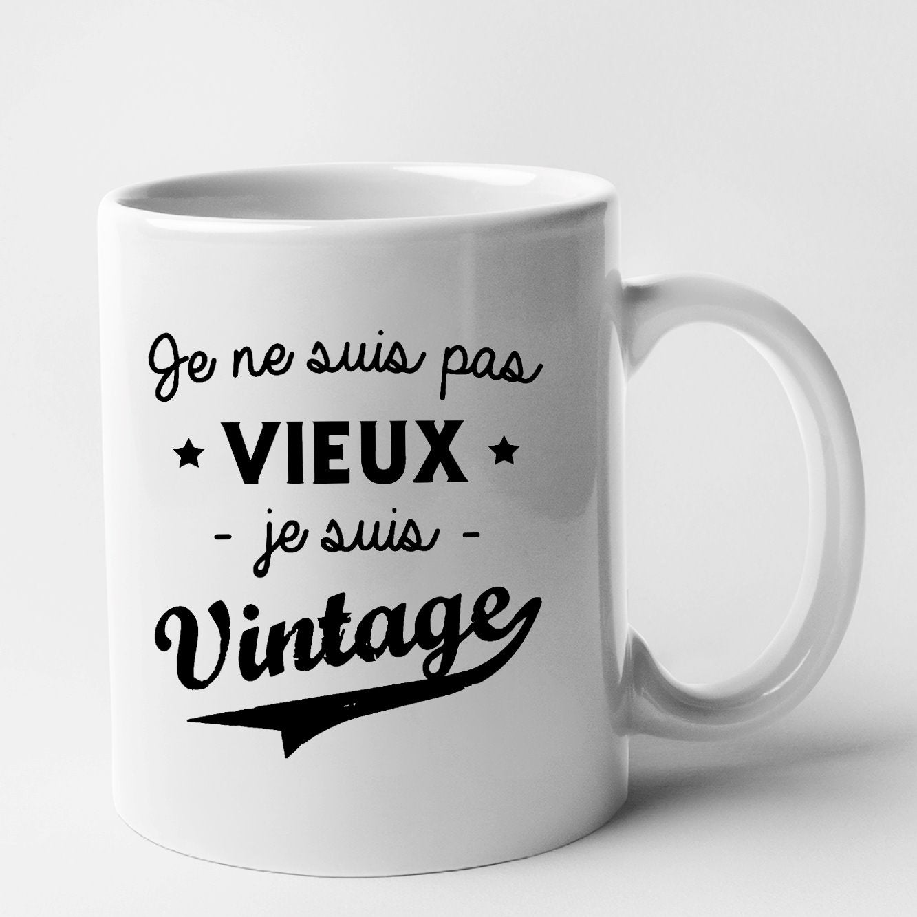 Mug Je ne suis pas vieux je suis vintage