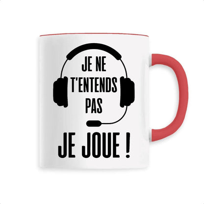 Mug Je ne t'entends pas je joue