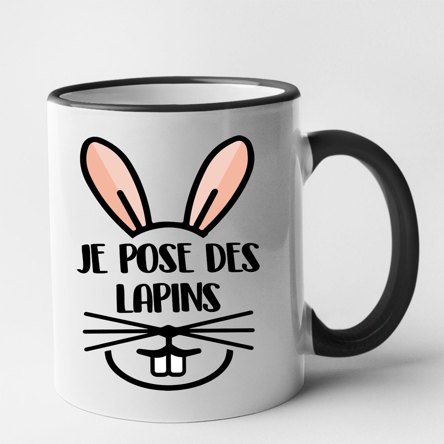 Mug Je pose des lapins