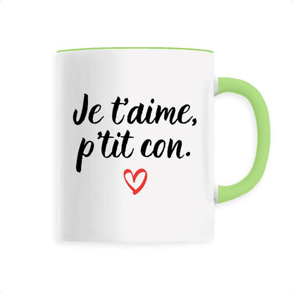 Mug Je t'aime p'tit con