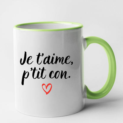 Mug Je t'aime p'tit con