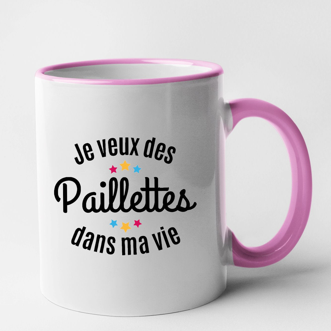 Mug Je veux des paillettes dans ma vie