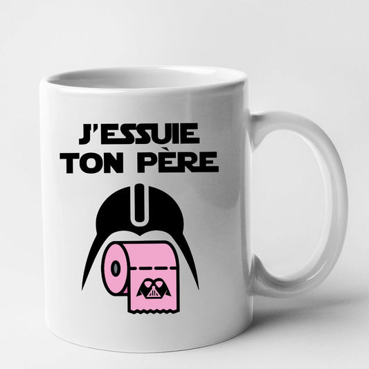 Mug J'essuie ton père