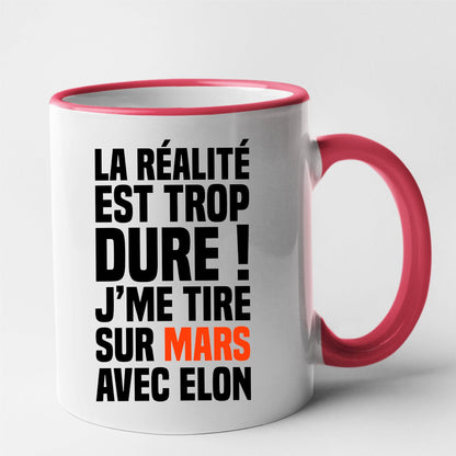 Mug J'me tire sur Mars avec Elon