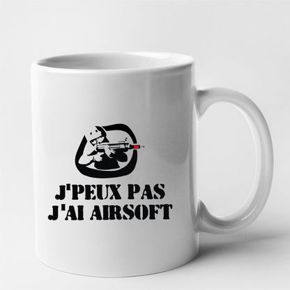 Mug J'peux pas j'ai airsoft