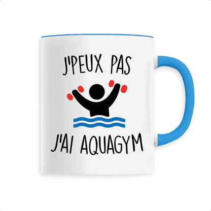 Mug J'peux pas j'ai aquagym