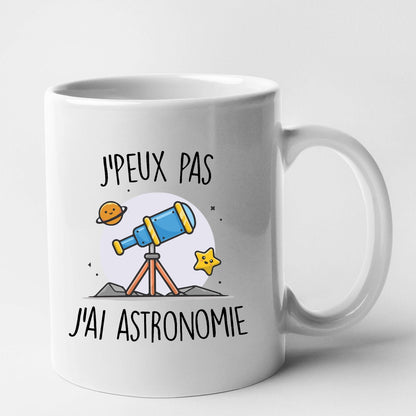 Mug J'peux pas j'ai astronomie