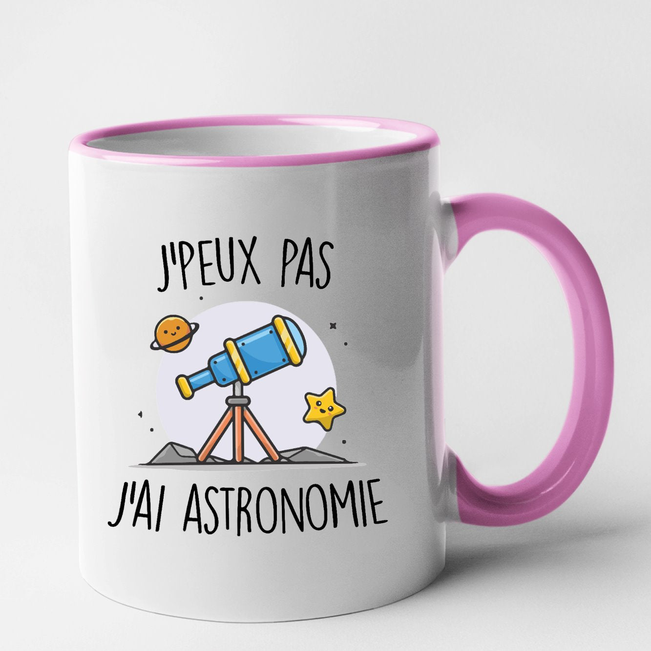 Mug J'peux pas j'ai astronomie