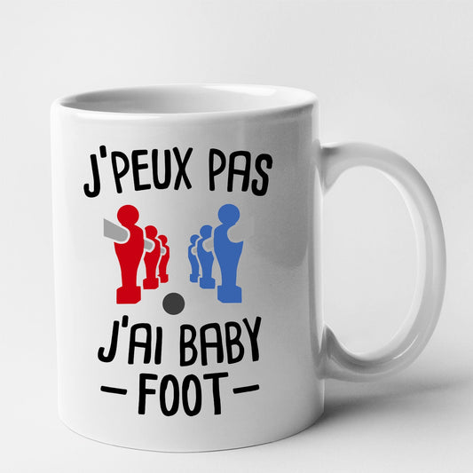 Mug J'peux pas j'ai baby-foot