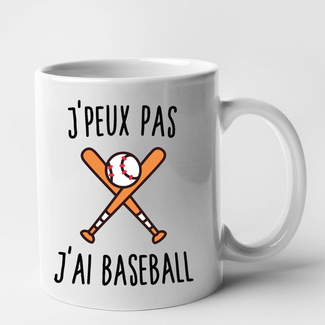 Mug J'peux pas j'ai baseball