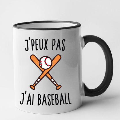 Mug J'peux pas j'ai baseball