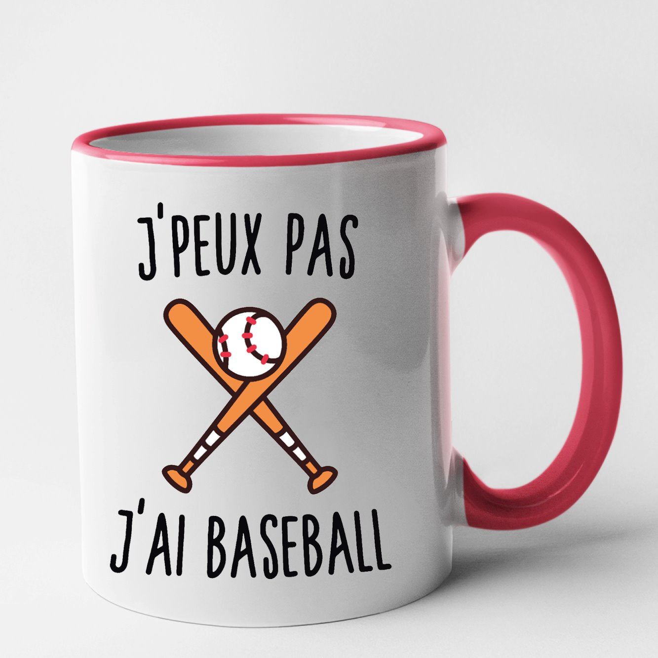 Mug J'peux pas j'ai baseball