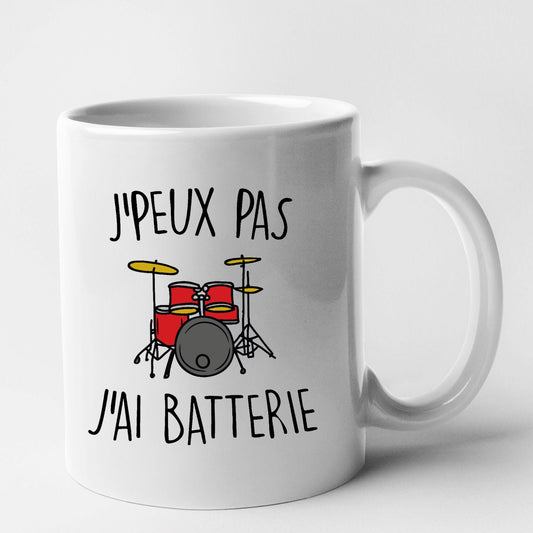 Mug J'peux pas j'ai batterie