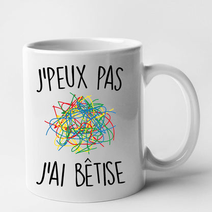 Mug J'peux pas j'ai bêtise