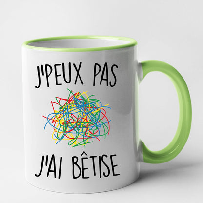 Mug J'peux pas j'ai bêtise