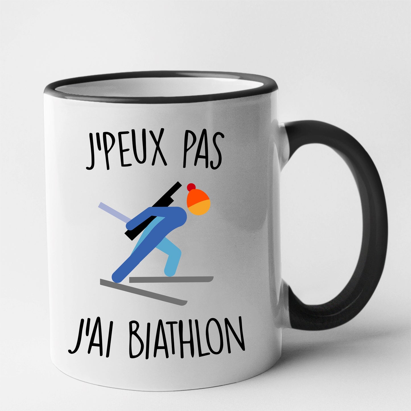 Mug J'peux pas j'ai biathlon