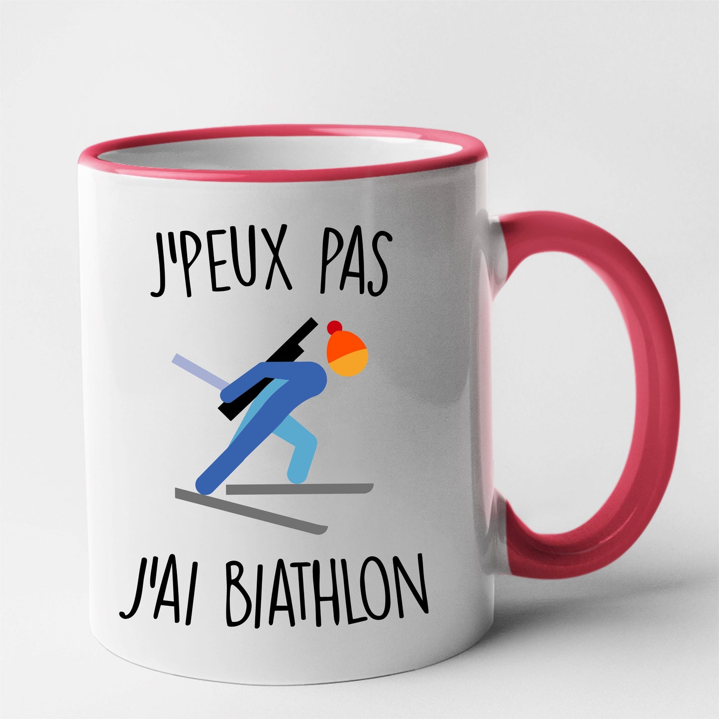 Mug J'peux pas j'ai biathlon