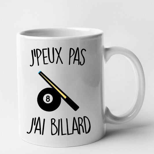 Mug J'peux pas j'ai billard