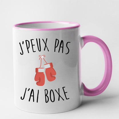 Mug J'peux pas j'ai boxe