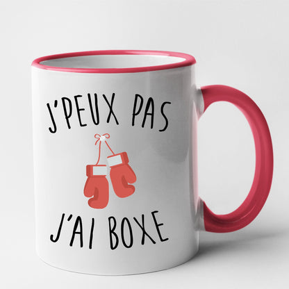 Mug J'peux pas j'ai boxe