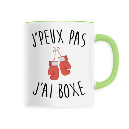 Mug J'peux pas j'ai boxe