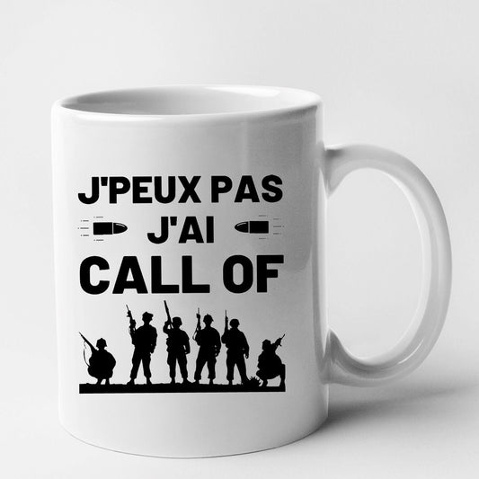 Mug J'peux pas j'ai call of