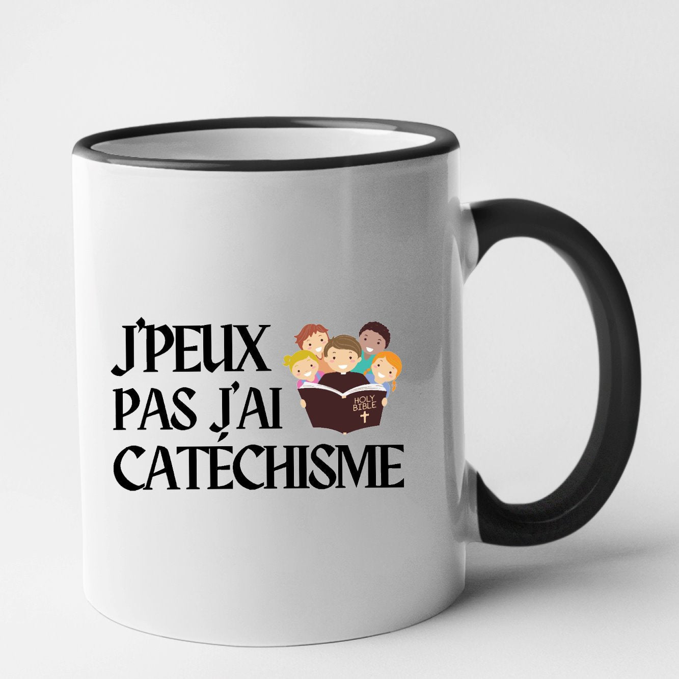 Mug J'peux pas j'ai catéchisme