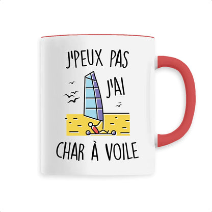 Mug J'peux pas j'ai char à voile