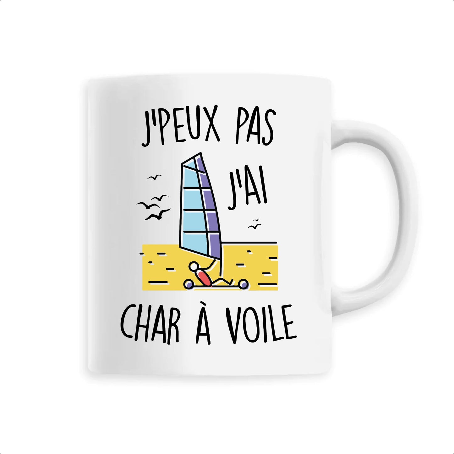 Mug J'peux pas j'ai char à voile