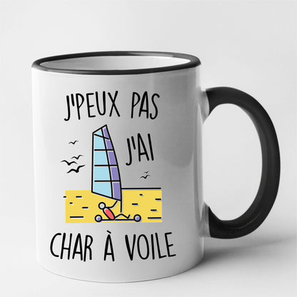 Mug J'peux pas j'ai char à voile