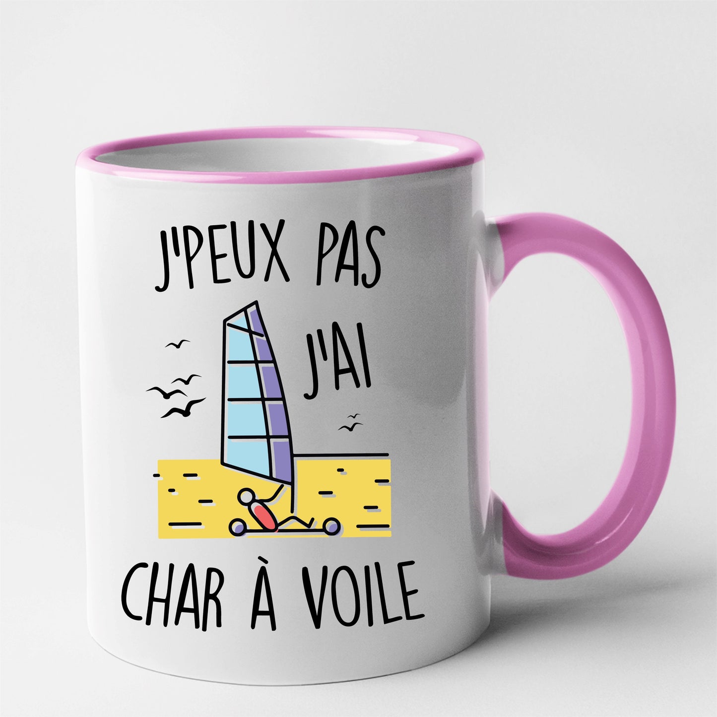 Mug J'peux pas j'ai char à voile