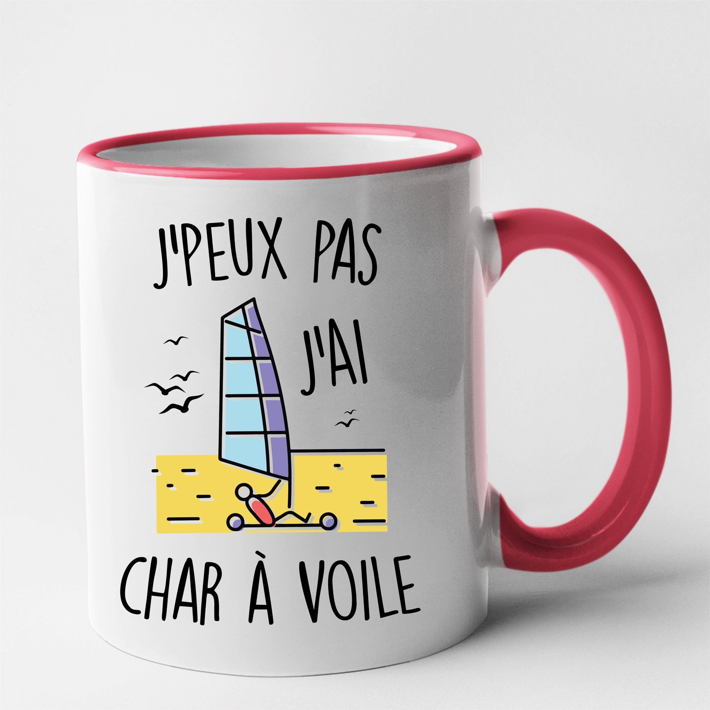 Mug J'peux pas j'ai char à voile