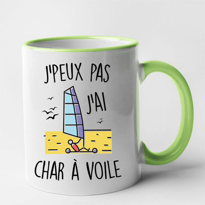 Mug J'peux pas j'ai char à voile