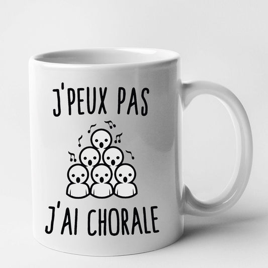 Mug J'peux pas j'ai chorale