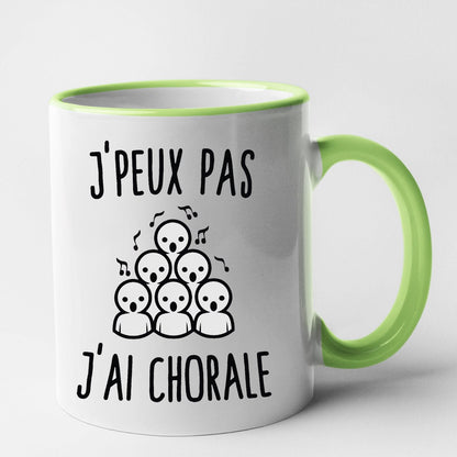 Mug J'peux pas j'ai chorale