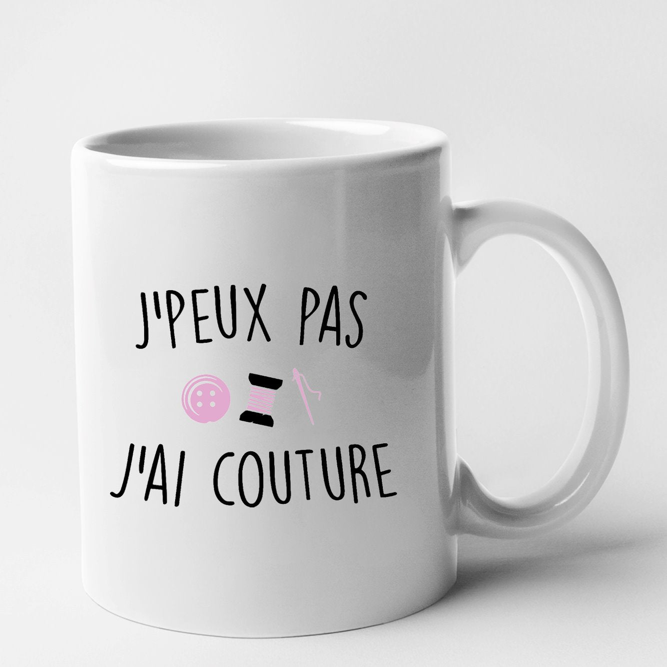 Mug J'peux pas j'ai couture