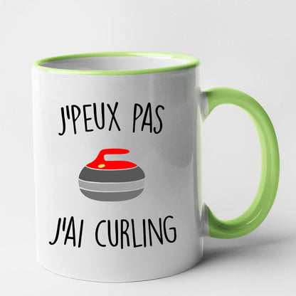 Mug J'peux pas j'ai curling