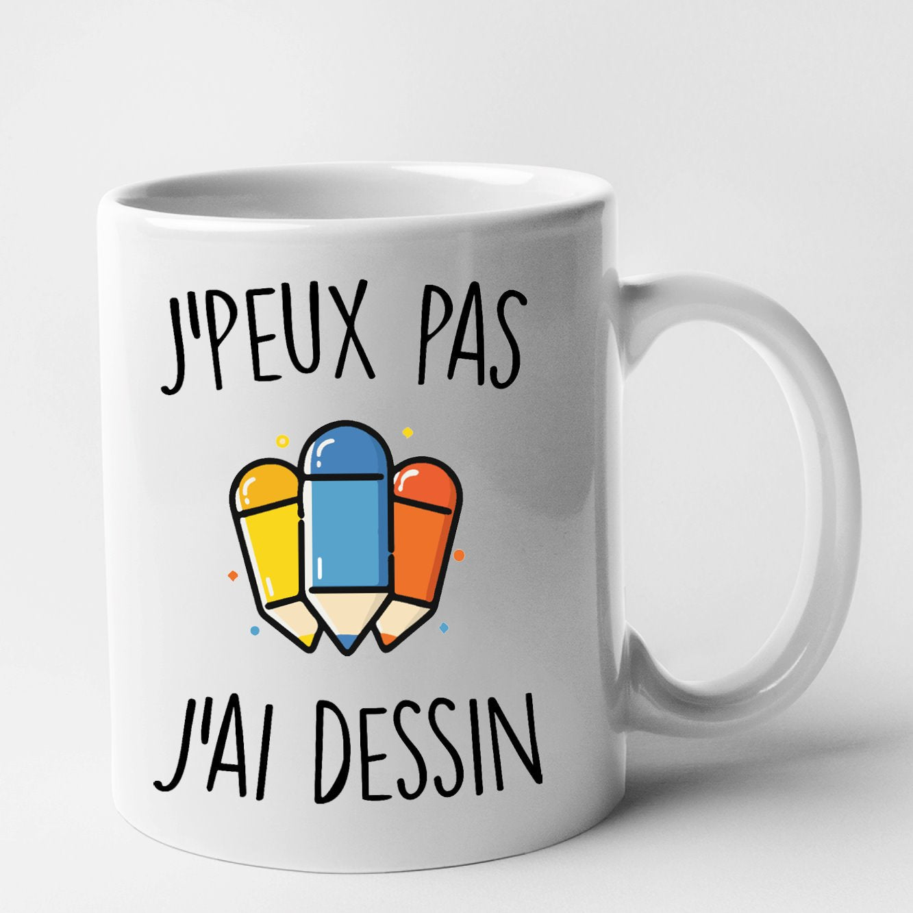 Mug J'peux pas j'ai dessin