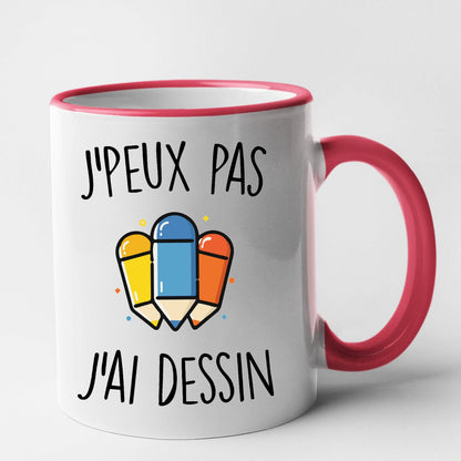 Mug J'peux pas j'ai dessin