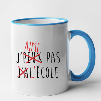 Mug J'peux pas j'ai école