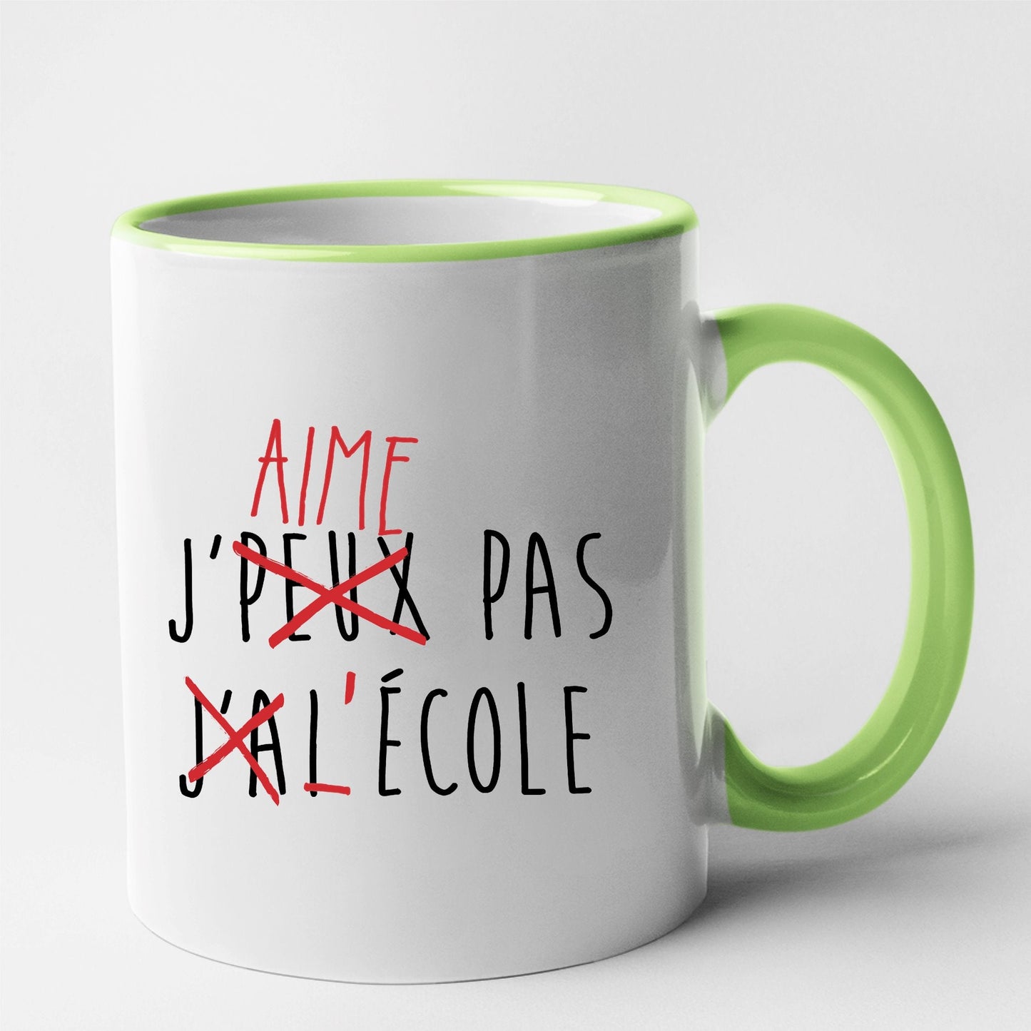 Mug J'peux pas j'ai école