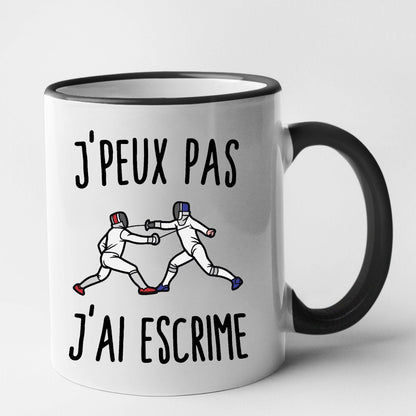 Mug J'peux pas j'ai escrime