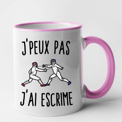 Mug J'peux pas j'ai escrime