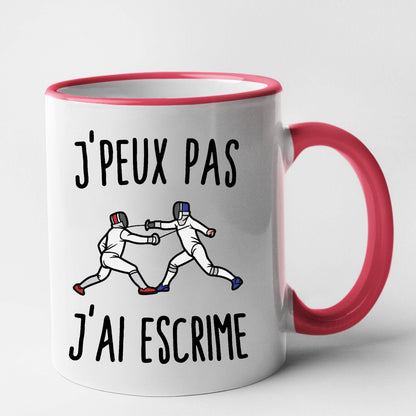 Mug J'peux pas j'ai escrime