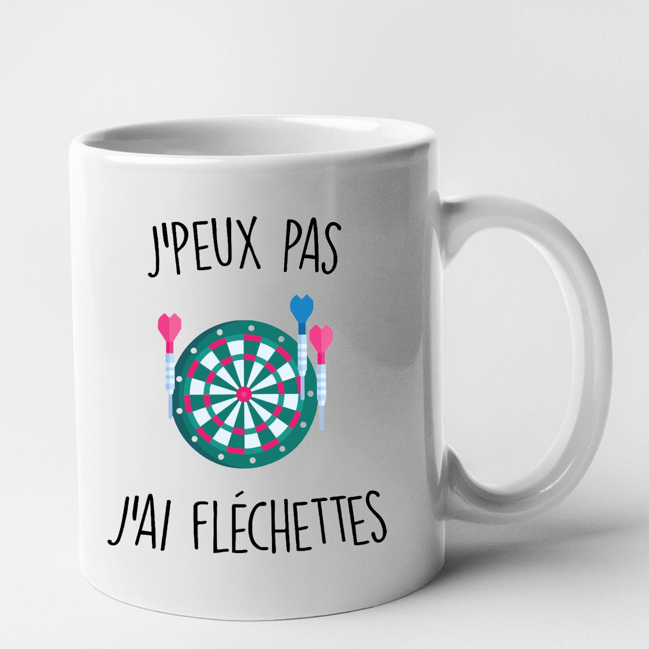 Mug J'peux pas j'ai fléchettes